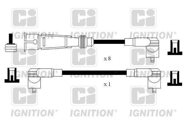 QUINTON HAZELL Комплект проводов зажигания XC1184